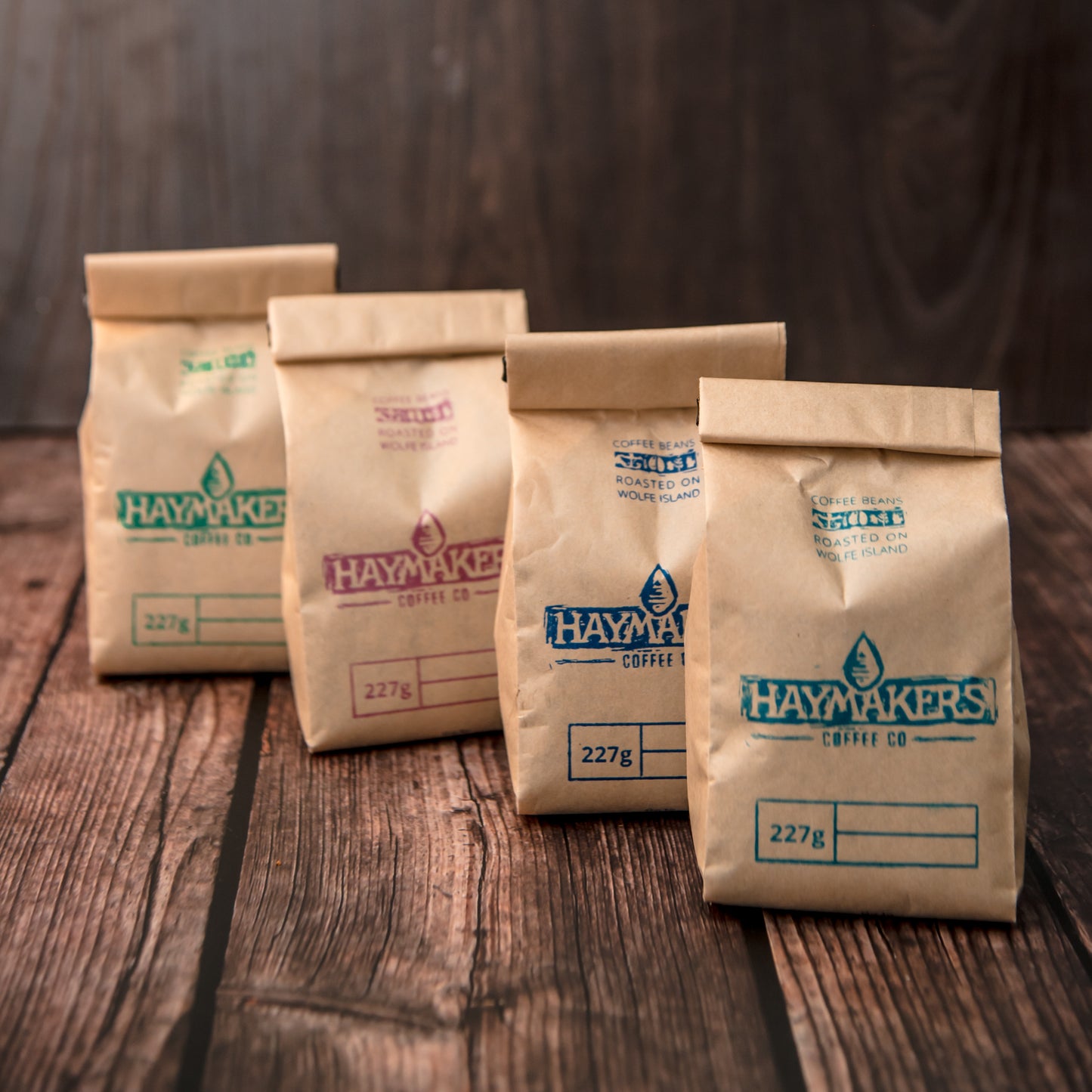 4 bags of 227g coffee