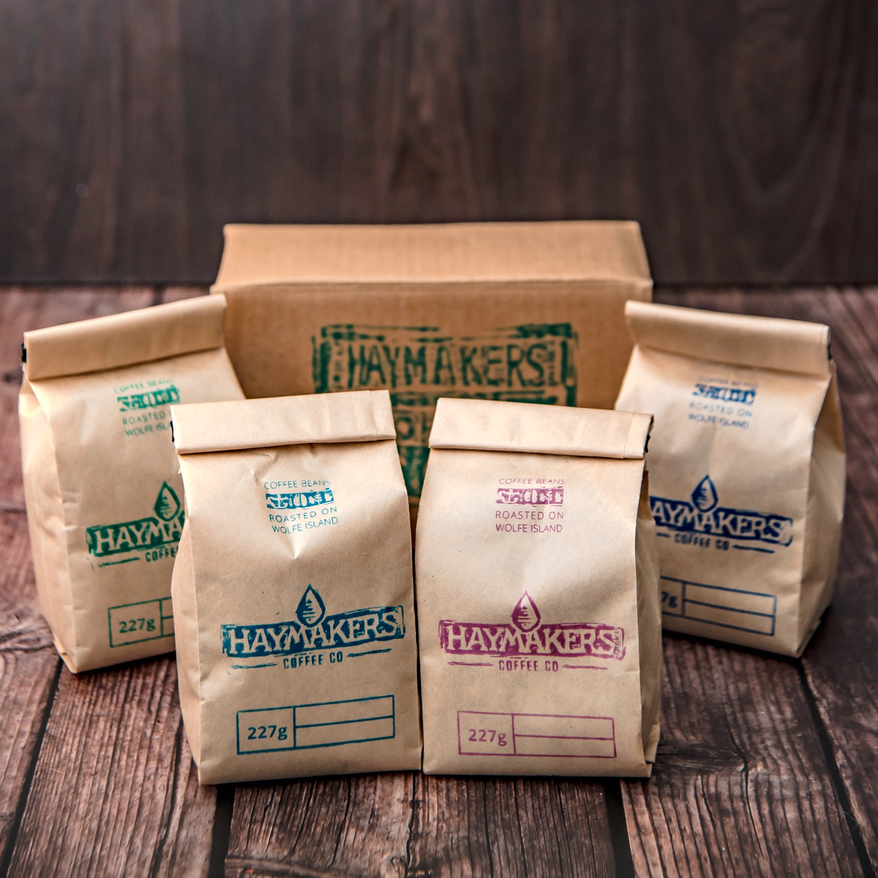 4 bags of 227g coffee 